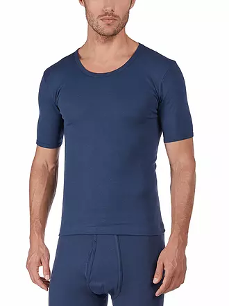 HUBER | T-Shirt "Comfort" (Weiss) | blau